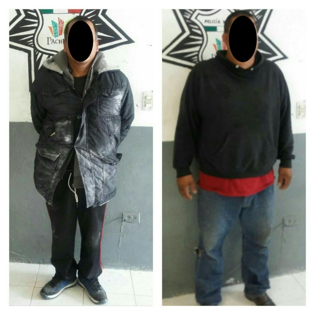 Ladrones capturados en interior de vivienda