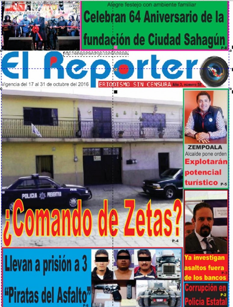 EL REPORTERO, nuestra edición impresa número 58, al servicio de la sociedad.