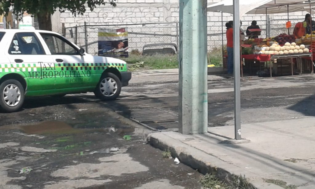 Destruidas las calles de Pachuca