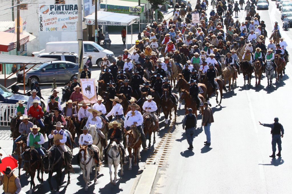 Cabalgata en honor a distinguido hidalguense