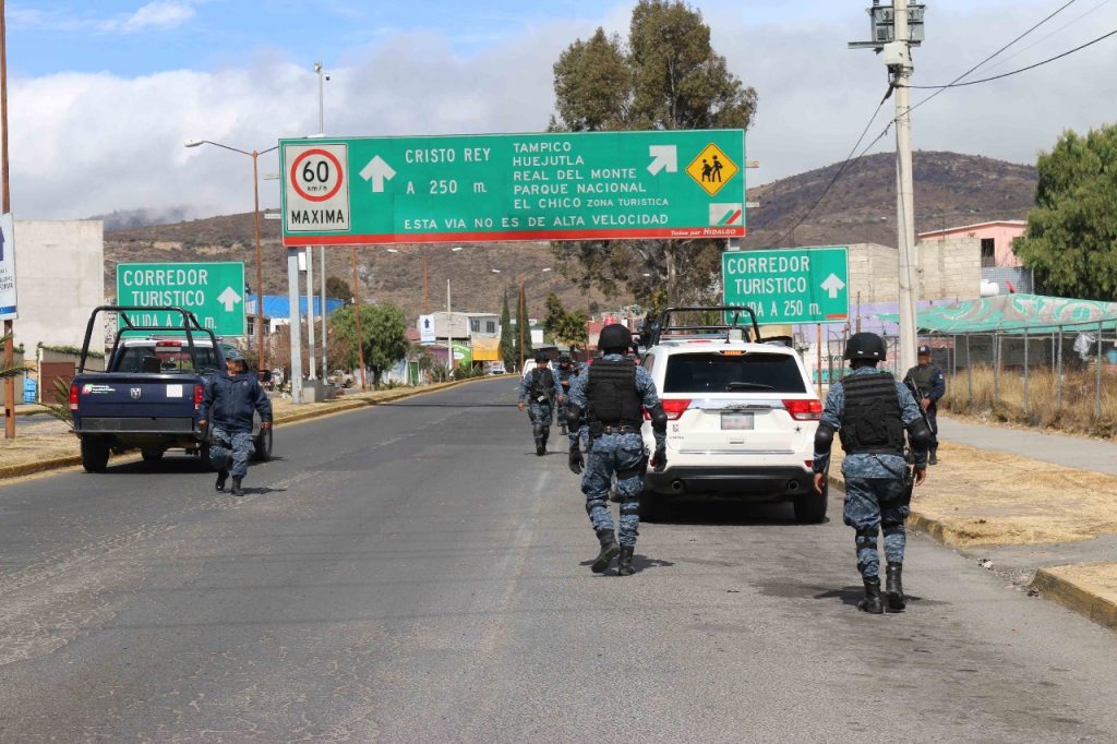 Operativo en la zona metropolitana de Pachuca