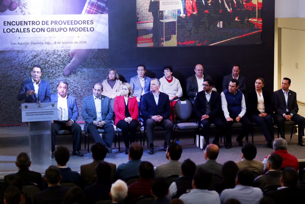 Acerca gobernador Omar Fayad a empresas hidalguenses para que sean proveedoras de proyecto cervecero de Grupo Modelo