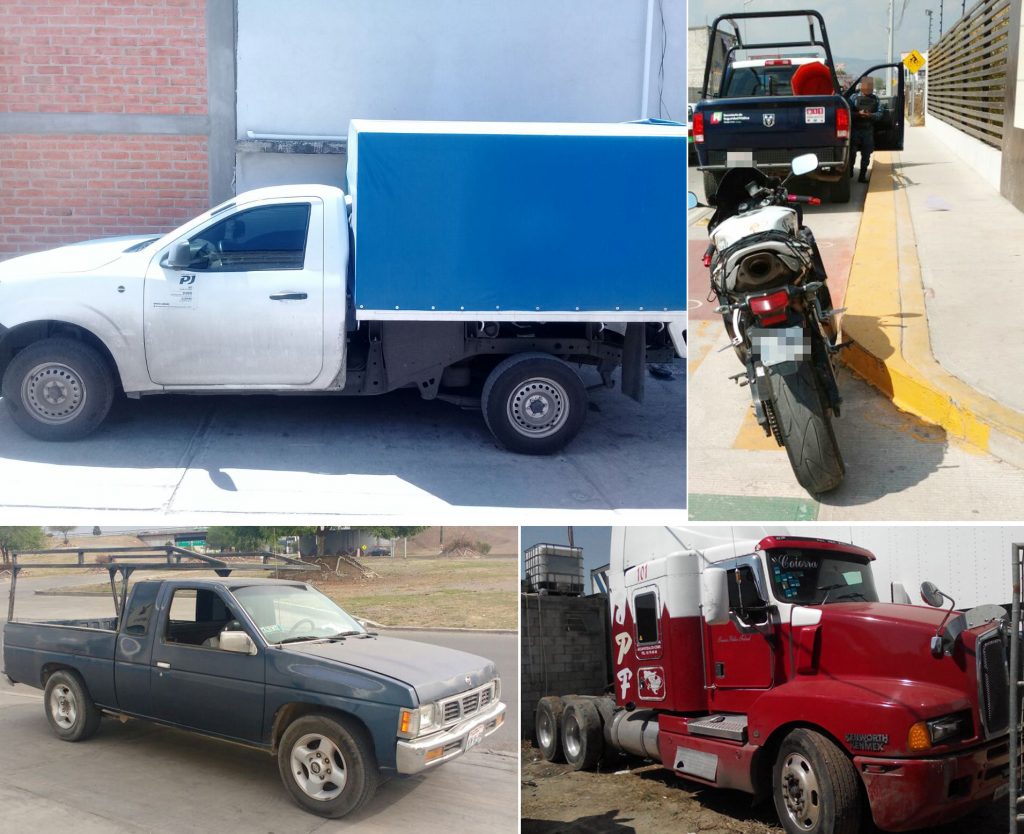 Recuperan vehículos con reporte de robo