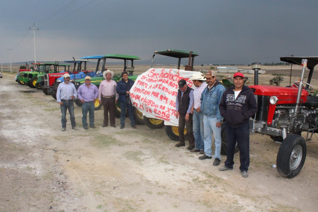 Macha de indignados cebaderos