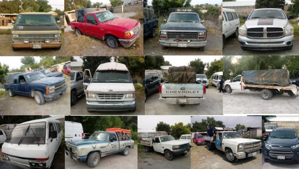 Decomisan vehículos usados para el huachicol