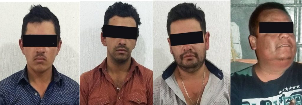 Tras las rejas cuatro huachicoleros