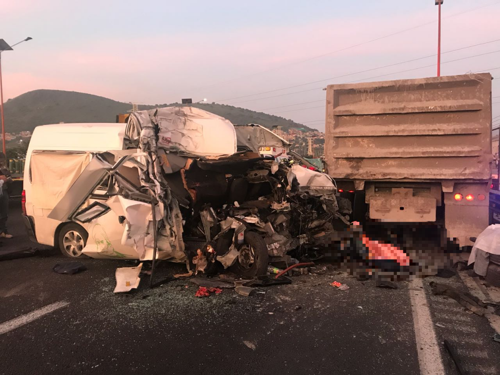 Sangriento accidente en la México-Pachuca