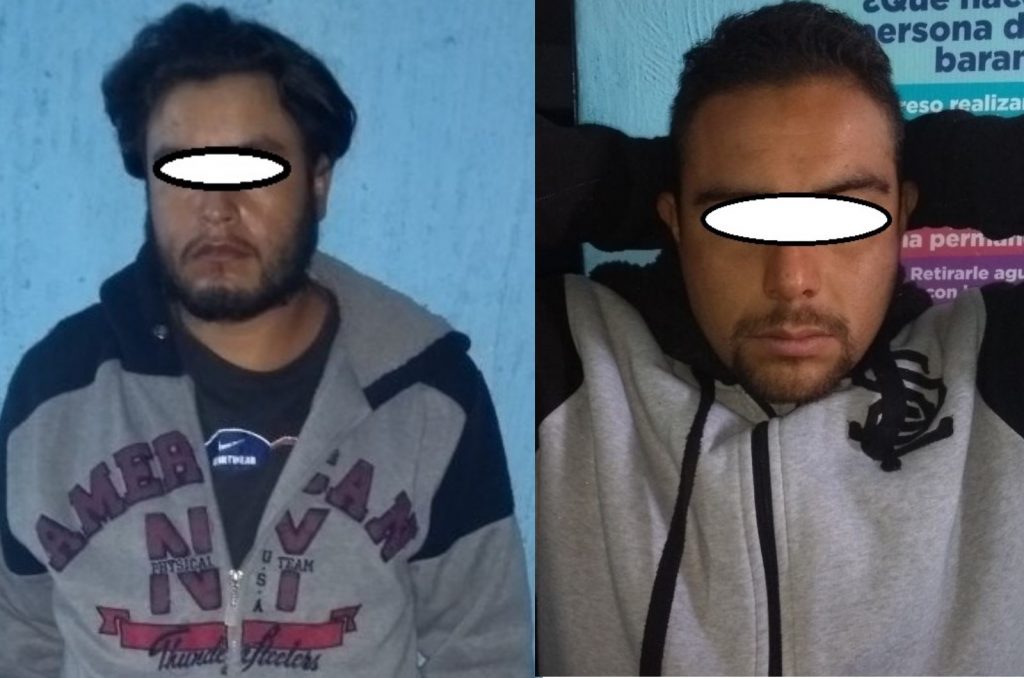 Capturan a dos asaltantes que vienen de Edomex