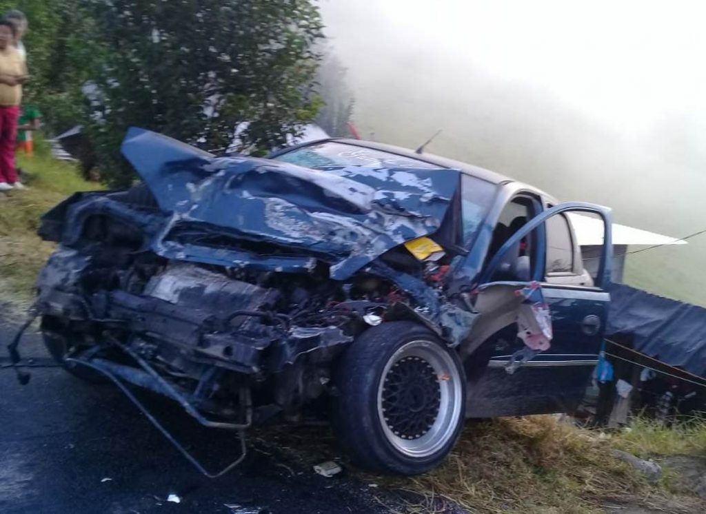 Tres heridos en choque