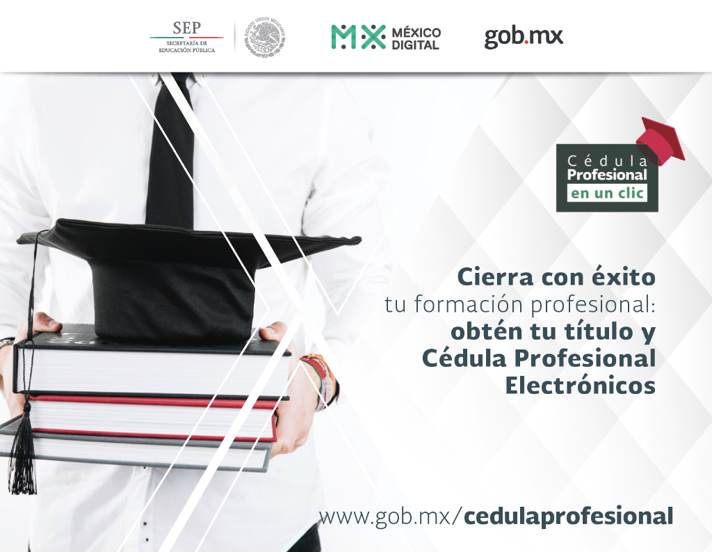 Ahora disponible la cédula profesional electrónica