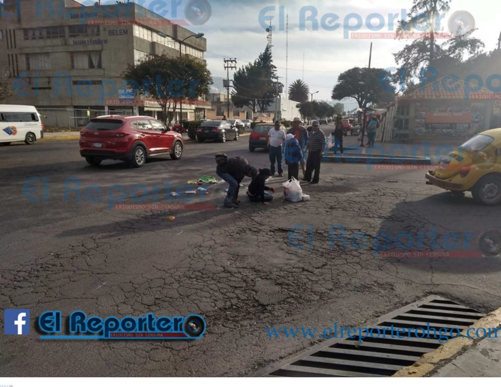 Mujer atropellada por veloz Sonic