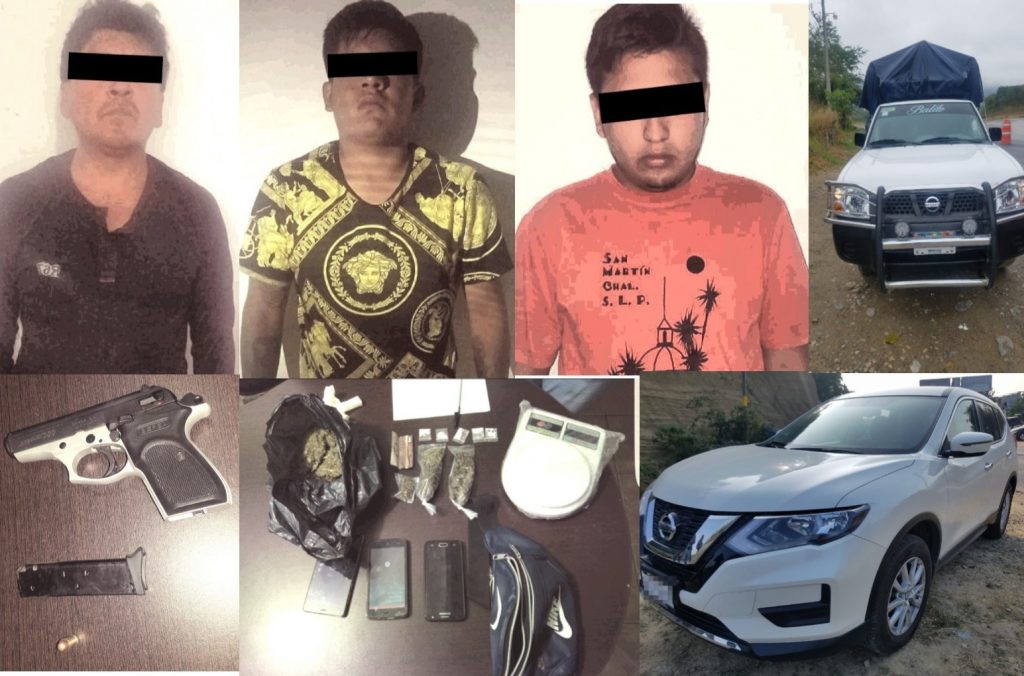 Operativo dejó tres detenidos, droga y carros asegurados