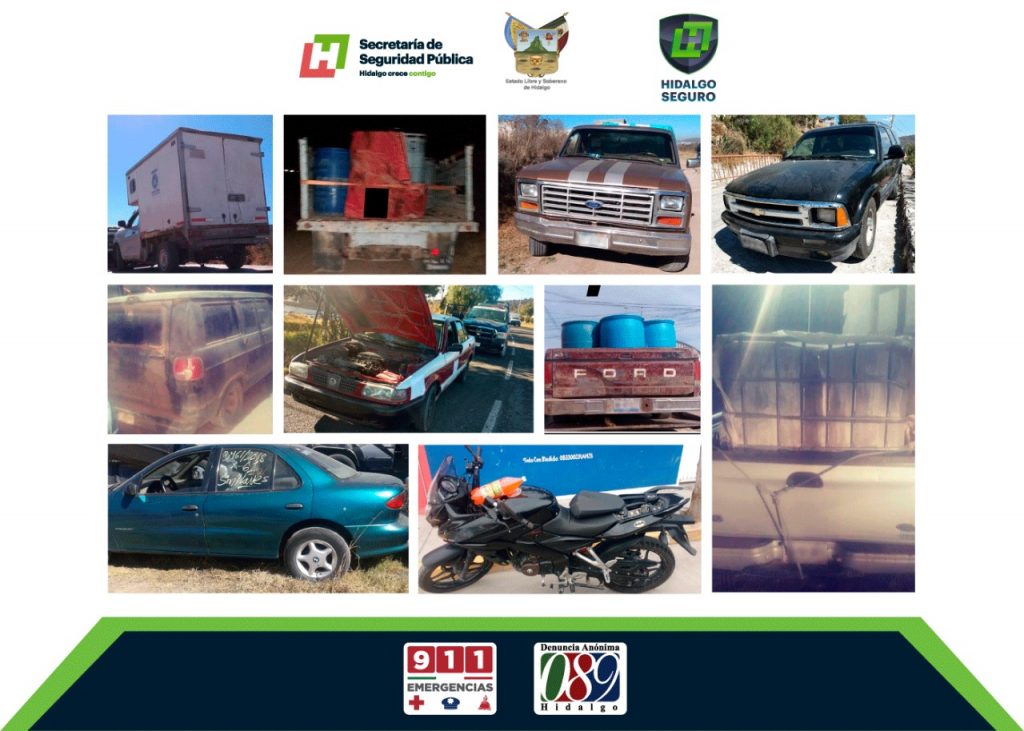 Recuperan vehículos robados