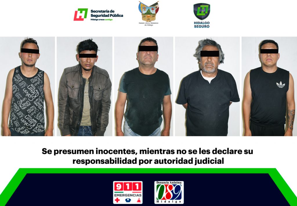 Capturan a banda de asaltantes