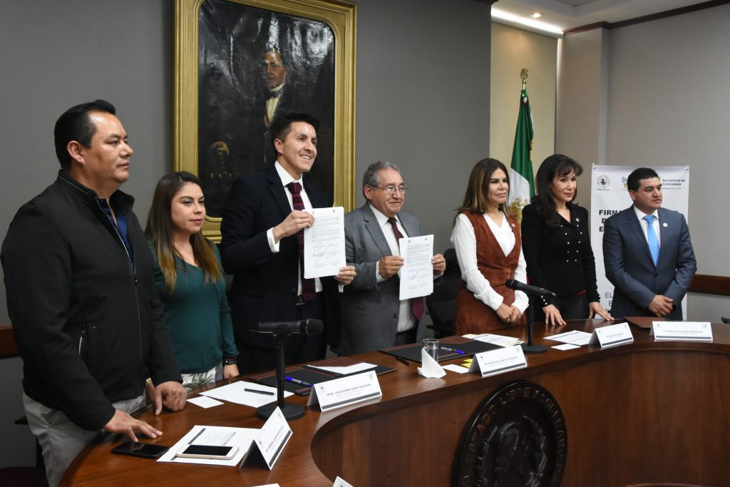 CONVENIO ENTRE CONGRESO DE HIDALGO Y CONTRALORÍA ESTATAL