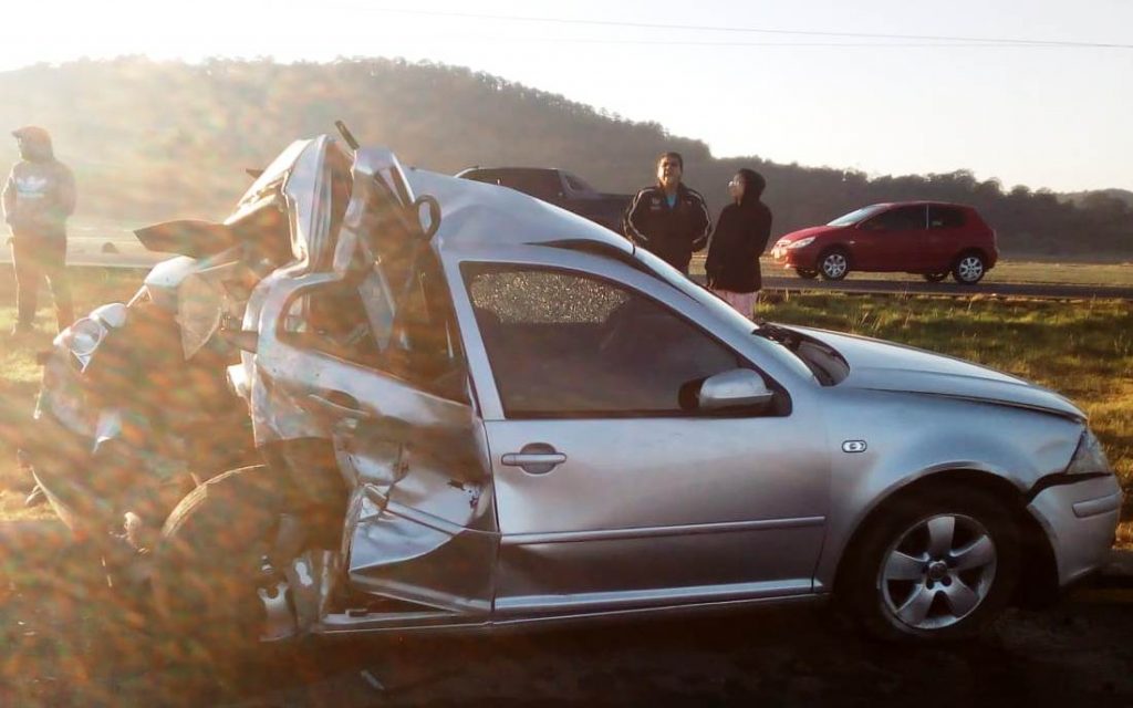 Mortal accidente de tránsito