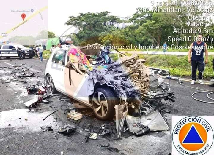 Hidalguenses accidentados en estado de Veracruz