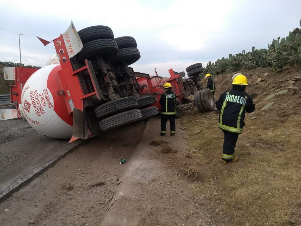 Temor por volcadura de carro tanque