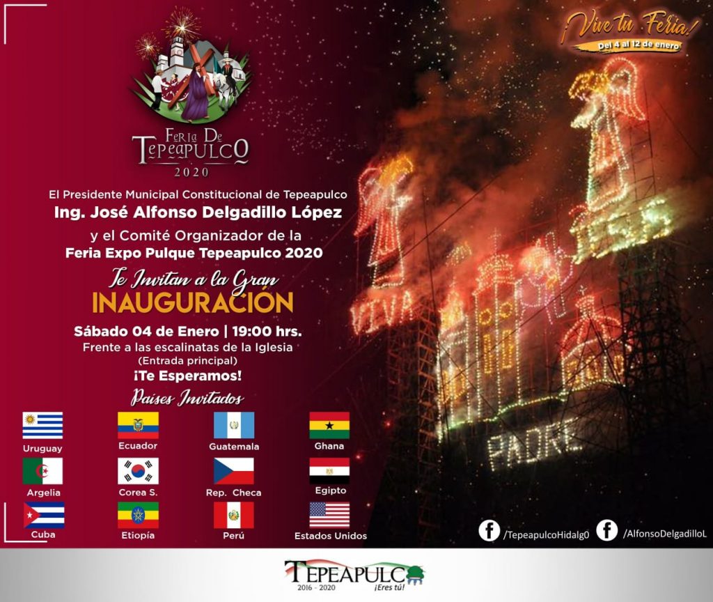 Gran inauguración de la feria anual del pulque