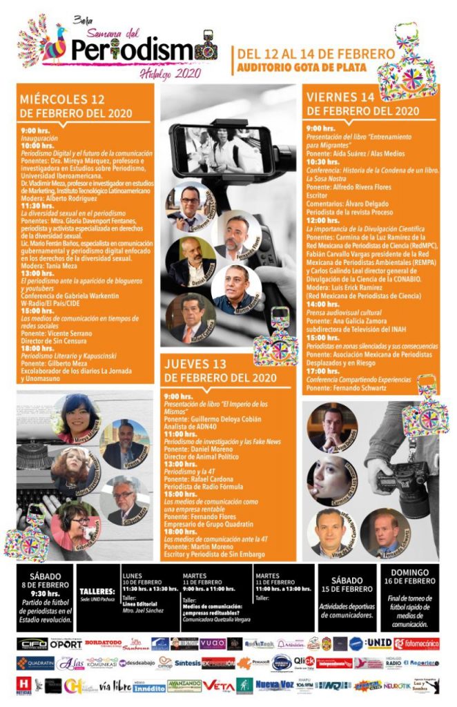 Invitación a la semana de Periodismo