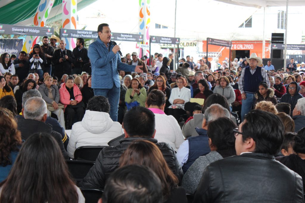 Omar Fayad habló del trabajo por todo Hidalgo