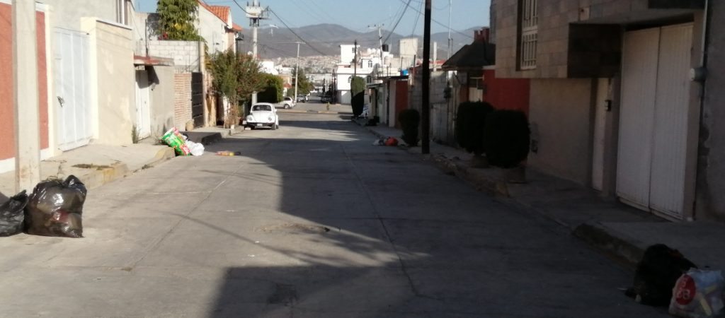 Un basurero las colonias de Pachuca