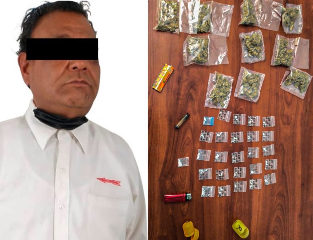 Capturan a distribuidor de drogas