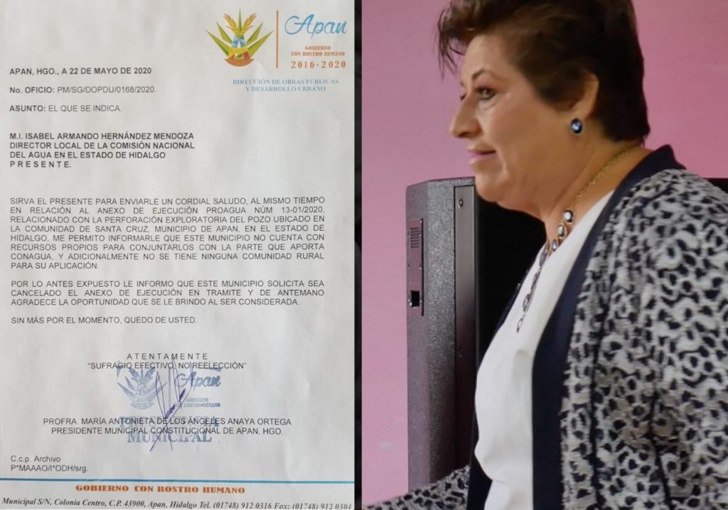 Alcaldesa niega agua de calidad a su pueblo