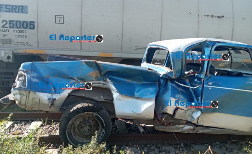 El ferrocarril impacto su camioneta
