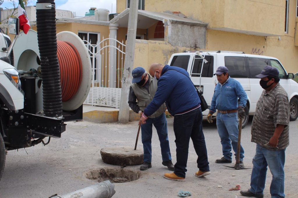 Limpieza de red general de drenaje