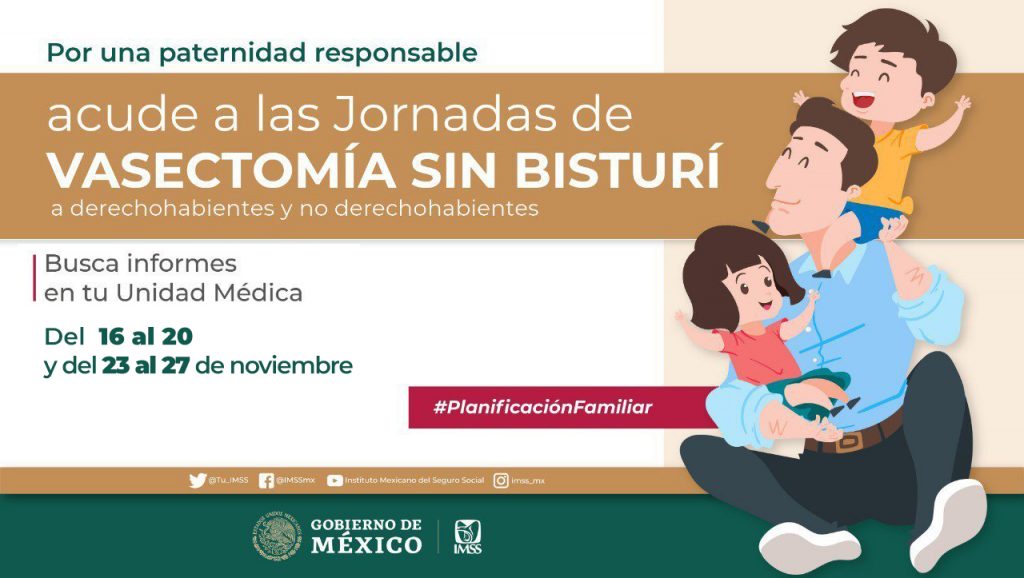 Varones invitados a practicarse la vasectomía