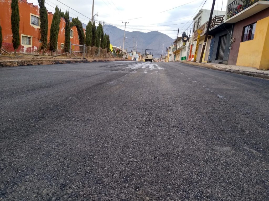 Concluida la pavimentación de la 18 de Marzo