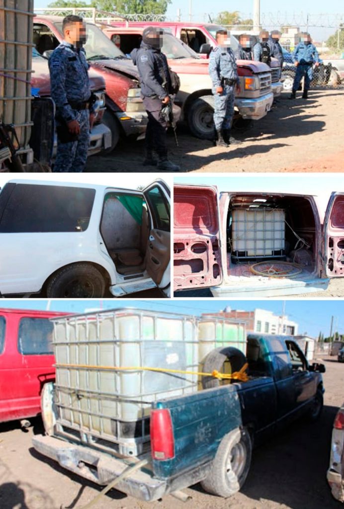 Desactivan parque vehicular “huachicolero”