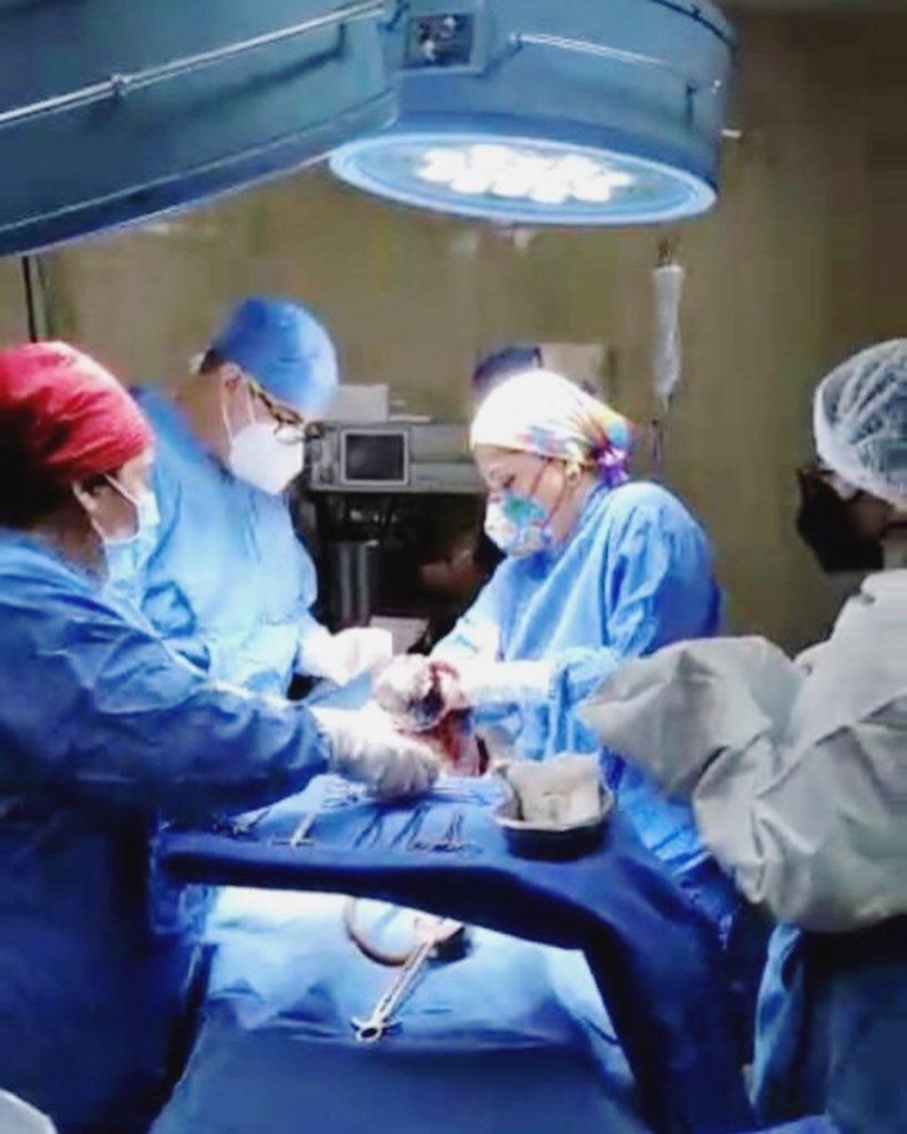 Primer bebé nacido en la Hidalgo