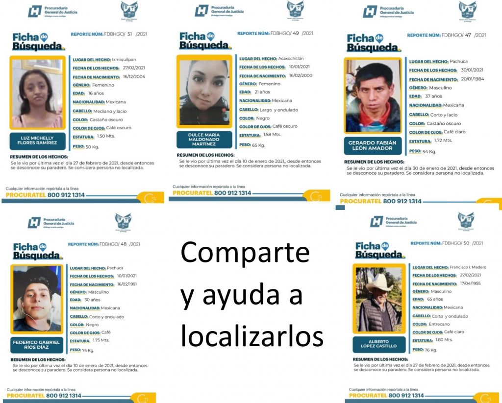 Comparte para que pronto regresen con bien a sus hogares