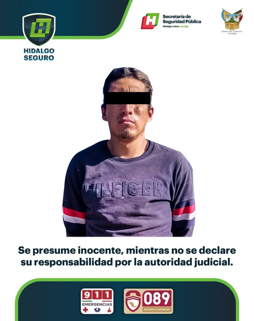 Detienen en Hidalgo a asaltante de Veracruz