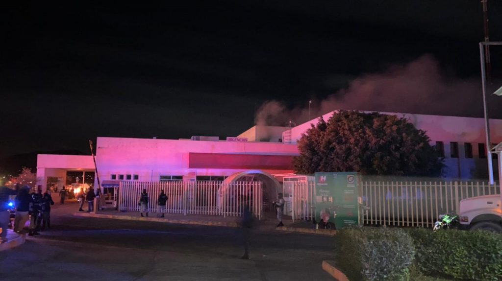 Incendio en Hospital del Valle del Mezquital