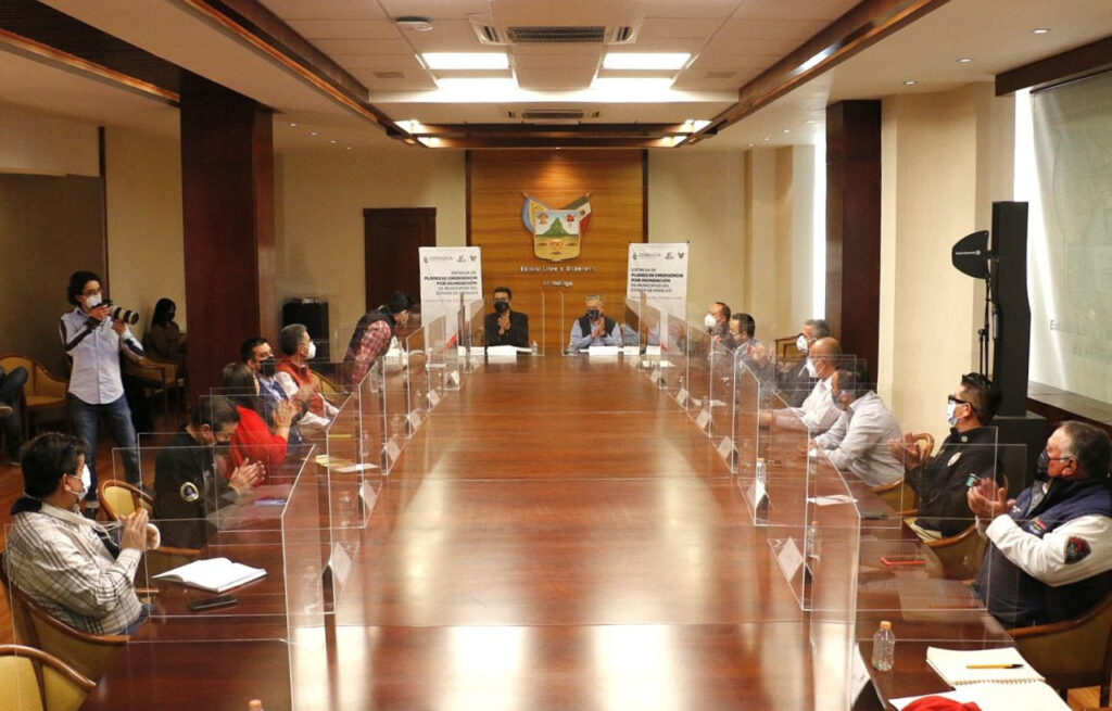 Conagua entregó al Gobierno de Hidalgo planes de emergencia por inundación