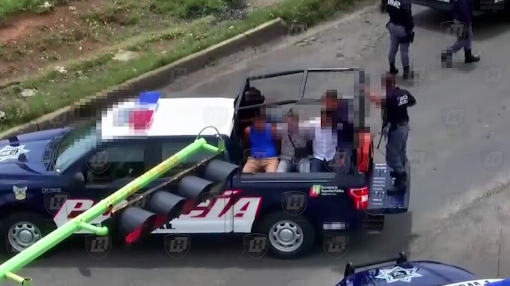 Persecución y captura de tres presuntos asaltantes