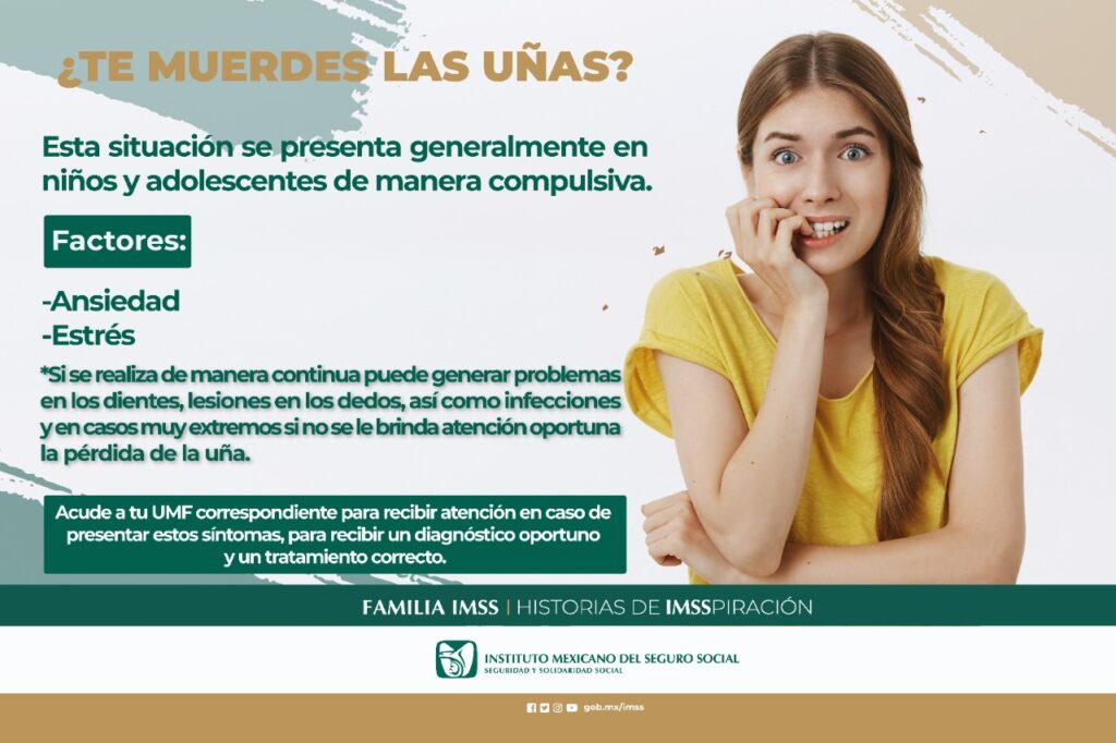 Morderse las uñas es una señal de estrés y ansiedad