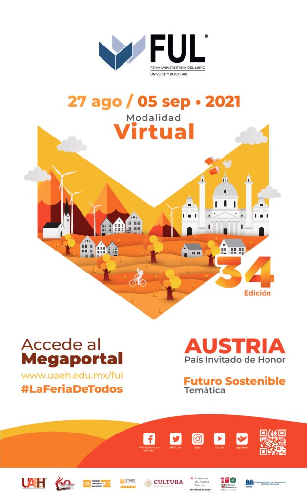 Programa de la 34 Feria Universitaria del LibroPresenta UAEH