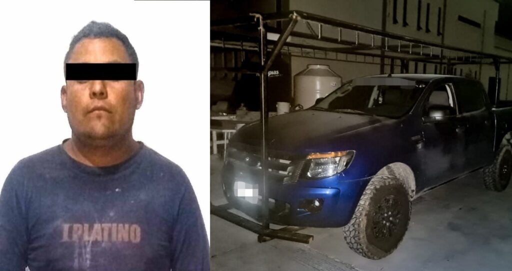 Capturado con una arma de alto poder