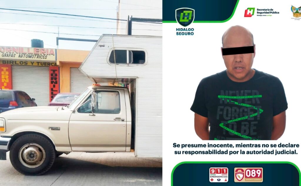 Asegurado por la portación ilegal de arma de fuego