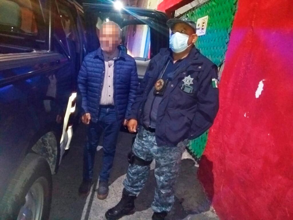 Policía Estatal localizó a adulto mayor extraviado