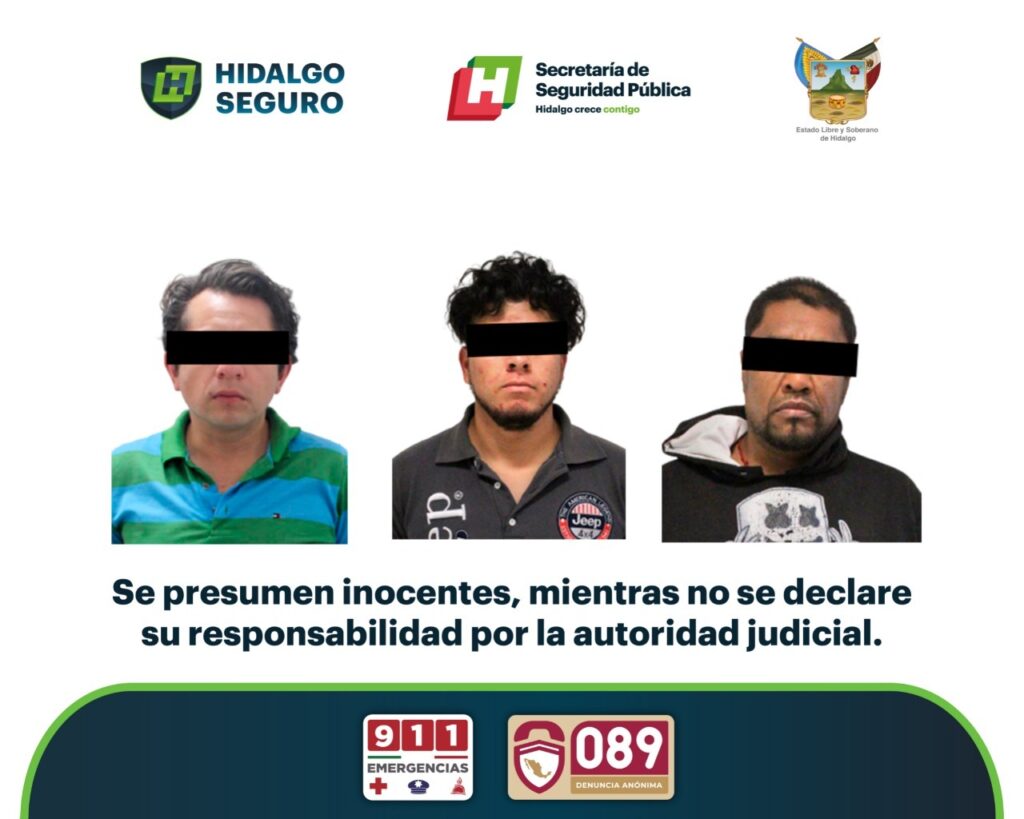 Detienen a tres sujetos tras intento de robo a transportista