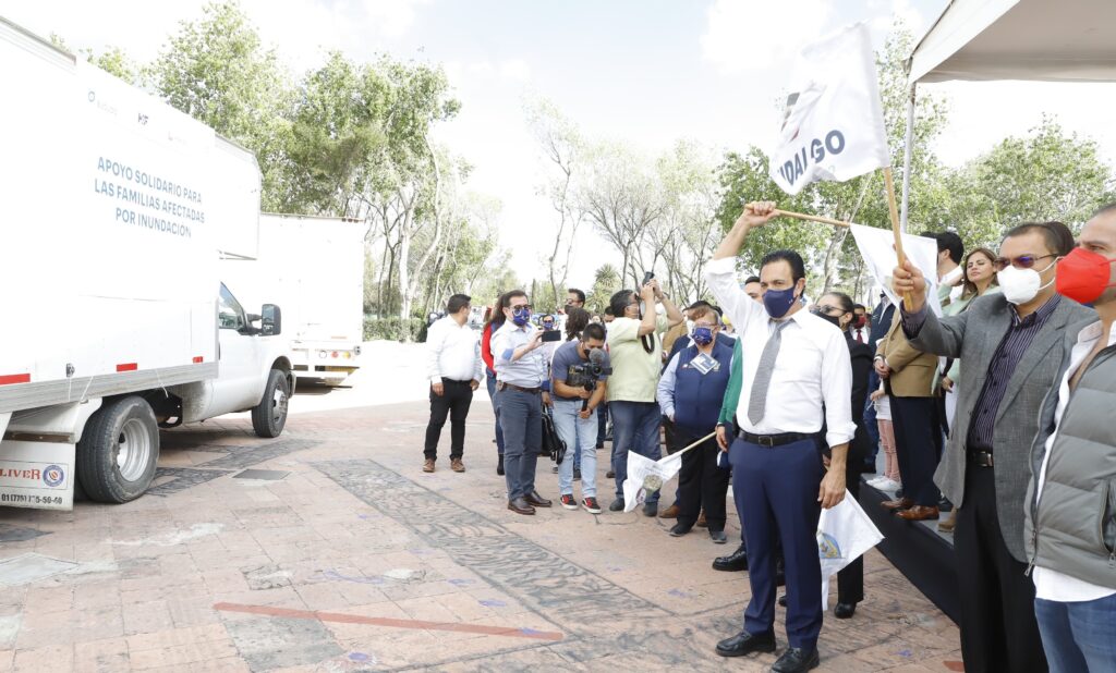 Gobierno de Hidalgo envía apoyos para la población de Tula