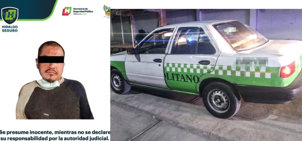 Capturan a un ladrón de taxis