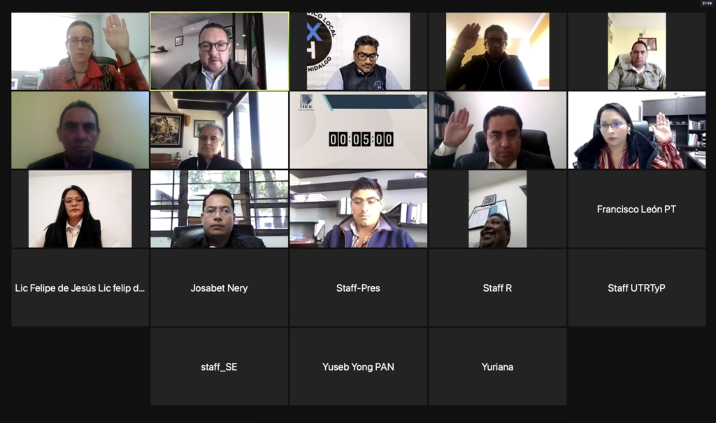 IEEH aprueba pérdida de registro de los Partidos Políticos Locales Podemos, Más Por Hidalgo y Encuentro Social Hidalgo