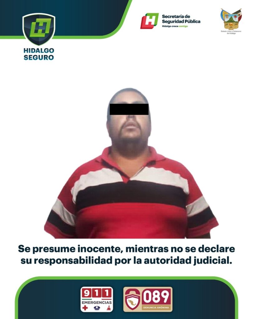 Detienen en Tepetitlán a sujeto armado