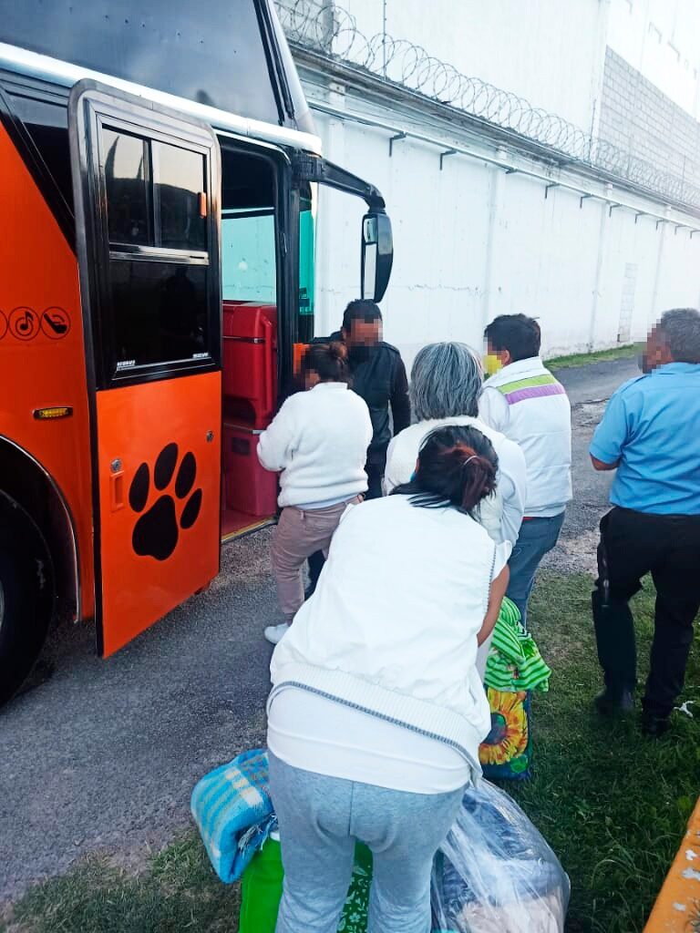 Evacuación de la prisión de Ixmiquilpan